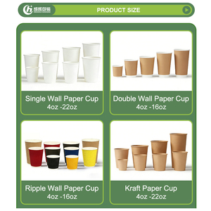 Vaso de Papel Desechable Premium de 20oz para Café, Vaso Grueso y Resistente para Bebidas Calientes/Frías, Ideal para Fiestas, Oficinas, Cafeterías y Tabernas - Product Image 5