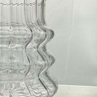 Nouvelle boîte de rangement pour arbre de Noël rayée avec couvercle en bambou rayé, récipient en verre borosilicate avec couvercle, boîte à thé hermétique