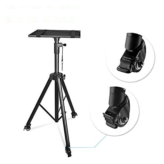 360 Rotation Projector Holder Universal Height Adjustable Retractable Floor Tripod Stand