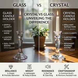 Customized Sizes Open Ended Glass Cylinder Vase Centerpieces Tube Chimney Wedding Crystal Candelabra Candle <strong>Candlesticks</strong> <strong>Holder</strong> - Product Image 2