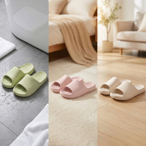 รองเท้าแตะสำหรับผู้หญิง รุ่น Evergreen Open ผลิตจากวัสดุ EVA รีไซเคิลได้ กันลื่น นุ่มสบาย ระบายอากาศได้ดี กันน้ำ เหมาะสำหรับใช้ในร่ม/กลางแจ้ง ห้องน้ำ - Product Image 3