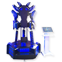Venta al por mayor 9D VR Flight Simulator Motion Platform Indoor Arcade Shooting Games Metal VR Machine para Mall Adventure Park Factory