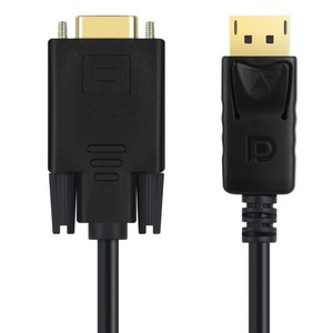สายเคเบิลอะแดปเตอร์ DP เป็น VGA 1.8 ม. สำหรับการเชื่อมต่อวิดีโอแล็ปท็อป สายแปลงความละเอียดสูง - Product Image 5