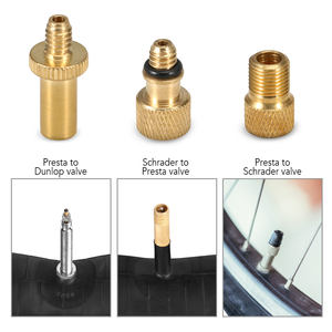 Kit d'adaptateurs de <span class=keywords><strong>valve</strong></span> de vélo, convertisseur de <span class=keywords><strong>valve</strong></span> de pneu de vélo, adaptateur de <span class=keywords><strong>valve</strong></span> <span class=keywords><strong>Presta</strong></span> vers <span class=keywords><strong>Dunlop</strong></span> <span class=keywords><strong>Schrader</strong></span> vers <span class=keywords><strong>Presta</strong></span>, kit de buse d'aiguille - Product Image 3