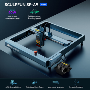 Máquina Láser UV <span class=keywords><strong>SCULPFUN</strong></span> SF-A9 - Grabador 3D Tipo Gantry para Piedra y Goma - Product Image 3