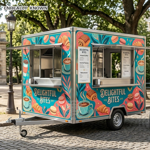 Camion de restauration de fruits de mer de qualité alimentaire, remorque alimentaire personnalisée pour limonade, cuisine de traiteur certifiée CE - Product Image 6