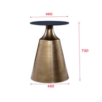 Pieds de table modernes en acier inoxydable de haute qualité pour table à manger ronde, base pour salon et bureau à domicile