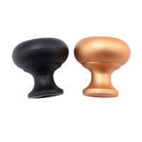 Boutons de poignée modernes en aluminium grain rond noir multi-usage pour armoires de cuisine garde-manger placard porte commode tiroir chambre bureau