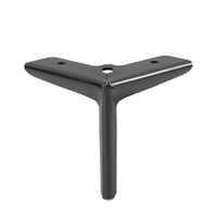 WINSTAR Langlebige Qualität Möbel Füße Teile Metall Schwarz Modern Günstige Sofa beine für Bett