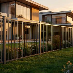 Panneaux <span class=keywords><strong>de</strong></span> clôture décoratifs en fer forgé noir personnalisés et abordables pour piscines et jardins résidentiels - Product Image 4