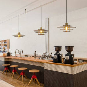 Nordic Minimalist UFO Chandelier Japanese <b>Retro</b> Iron LED Pendant <b>Light</b> Home Middle Size Adjustable Height Eye Caring - Product Image 2