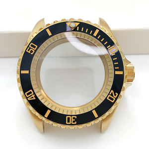 Skx Vàng Đồng Hồ Trường Hợp Vương Miện Tại 3 O 'Đồng Hồ Cho Skx007 009 Đánh Bóng Thép Kết Thúc Phù Hợp Nh35 Phong Trào Chương Vòng Caseback Bộ Phận Mod - Product Image 1