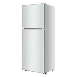 Réfrigérateur <span class=keywords><strong>américain</strong></span> à double porte de 168L, en acier inoxydable, avec congélateur supérieur, pour usage domestique et hôtelier - Product Image 4