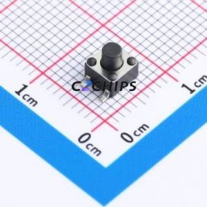 TS-4550S-K Tactile Switch SMD-4P,4.5x4.5mm Switch 2.5N Vertical Mount 4.5mm 4.5mm - Product Image 1