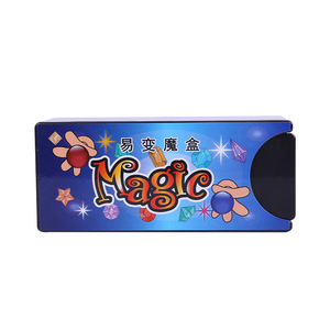 Gros plan <span class=keywords><strong>boîte</strong></span> de boule magique <span class=keywords><strong>Boîte</strong></span> magique modifiable Tournant <span class=keywords><strong>la</strong></span> boule rouge dans les accessoires de boule bleue Tours de <span class=keywords><strong>magie</strong></span> Jouets - Product Image 1