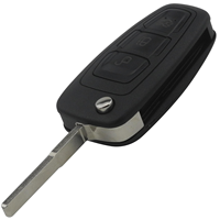 Boîtier de clé de voiture de remplacement pour Mondeo/Focus/Kuga/Fusion, 3 boutons, coque de clé de voiture, télécommande, fabricant