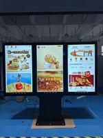 Pantalla Digital para Exteriores IP67 de 55 Pulgadas con Sistema de Intercomunicación, Menús Digitales, Señalización Digital LCD Impermeable y Pantallas Publicitarias