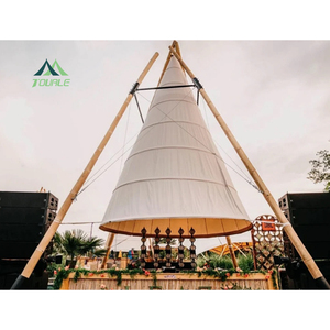 Tende e Decorazioni per Matrimoni, Tipi in <span class=keywords><strong>Bambù</strong></span> Impermeabile per Eventi, Teepee per Ristorante all'Aperto, <span class=keywords><strong>Tenda</strong></span> Parasole Famosa sui Social - Product Image 5