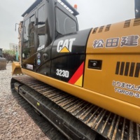 Excavatrice d'occasion Caterpillar CAT 323D de qualité supérieure, importée du Japon, 23T, avec service après-vente fiable
