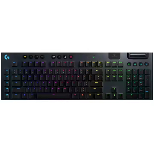 Logitechs G913 TKL 3 Model LightSpeed Mechanical Gaming Keyboard Full RGB Backlit Ergonomic Design English Language Support