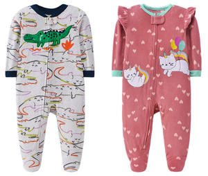 Ropa de Bebé al por Mayor de Fábrica, Peleles de Dibujos Animados, Ropa de Bebé de 9 a 24 Meses, Ropa de Forro Polar de Manga Larga, Disfraces de Invierno, Pijamas - Product Image 3