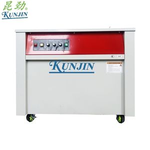 2024 recién llegados máquina de paquete de cartón doble cinta de plástico PP máquina <span class=keywords><strong>flejadora</strong></span> semiautomática máquina de balas de poste - Product Image 2