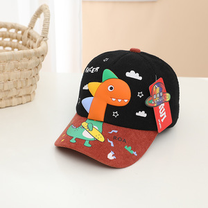 批发可爱小恐龙儿童棒球帽时尚简约刺绣儿童遮阳帽 - Product Image 2