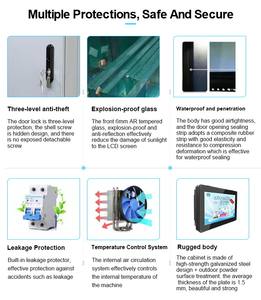 ป้ายโฆษณาเชิงพาณิชย์ 1200 นิต จอที<span class=keywords><strong>ว</strong></span>ีดิจิตอลสำหรับภายนอกอาคาร <span class=keywords><strong>ราคา</strong></span>ป้ายดิจิตอลติด<span class=keywords><strong>ผนัง</strong></span> จอแอลอีดี 22 นิ้ว จอแอลซีดีสำหรับรถบัส - Product Image 5
