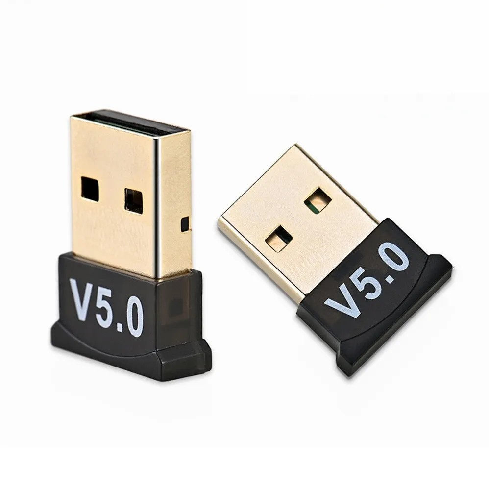 อะแดปเตอร์ส่งสัญญาณ5.0บลูทูธตัวรับสัญญาณบลูทูธ USB V5.0สัญญาณเสียงบลูทูธดองเกิลไร้สายอะแดปเตอร์ USB สำหรับคอมพิวเตอร์พีซีแล็ปท็อป