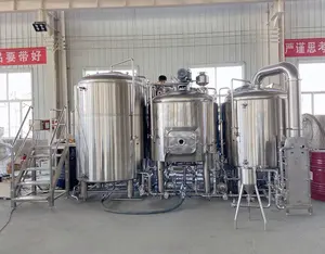 उच्च गुणवत्ता बियर पायलट पक प्रणाली नैनो शराब की भठ्ठी/पक उपकरणों 500L 1000L 1500L 2000L Brewhouse