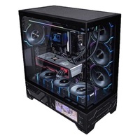Nouvelles écrans LCD MATX LY, ordinateurs de bureau de jeu haut de gamme les plus populaires, boîtier d'ordinateur de jeu Micro ATX prenant en charge 360 au dessus