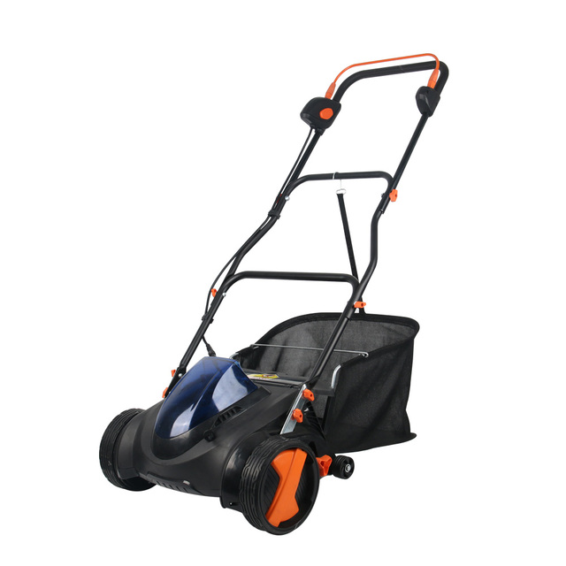 Lawn Sweeper Push Lawn Sweeper Strong Rubber Wheels Cylinder Lawn and Leaf Collector