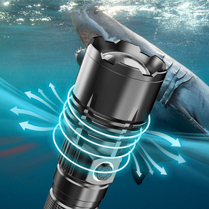 <b>Rechargeable</b> Aluminum Alloy Flashlight With Power Display 18650 Battery <b>LED</b> Light Source Portable Handheld Lighting <b>Torch</b> - Product Image 2