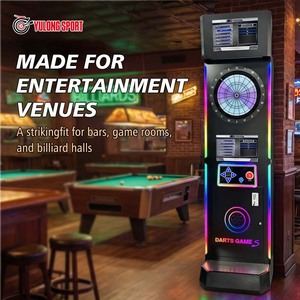 Máquina de Dardos Electrónica con Pantalla LCD, Operada con Monedas, Certificada por CE, Marca Yulong, con 12 Dardos de Punta Blanda - Product Image 2