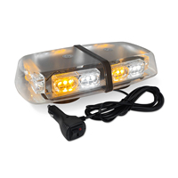 36 feux de signalisation clignotants à LED, 12-24V, couleur ambre. Base magnétique puissante. LED haute luminosité, lumière de sécurité d'avertissement d'urgence.