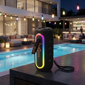 Altavoz Inalámbrico Portátil Profesional con Super Bajos, Sonido Estéreo <span class=keywords><strong>Activo</strong></span>, Resistente al Agua, Woofer de Sonido Potente para Uso en Exteriores - Product Image 1