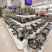 Ensemble d'assiettes rondes pour buffet - OEM Well Pan, capacité 6L, origine Guangdong