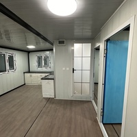 Maison conteneur préfabriquée complète extensible en panneaux préfabriqués 40Ft 30Ft 20Ft, maison préfabriquée en acier léger avec salle de bain, Casas Prefabricadas