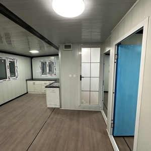 Casa Contenedor Expandible Prefabricada <span class=keywords><strong>Completa</strong></span> <span class=keywords><strong>de</strong></span> 40, 30 y 20 Pies, Casa Prefabricada <span class=keywords><strong>de</strong></span> Acero Ligero con Baño, Casas Prefabricadas - Product Image 5