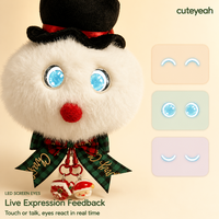 Porte-clés interactif intelligent en peluche Renne, jouet parlant avec IA et fonction de chat vocal, ornement de Noël à suspendre, pendentif en peluche, vente en gros