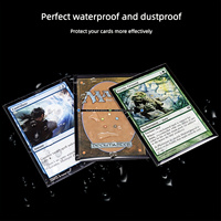 Vente en gros de cartes de visite standard transparentes en PP souple de 68*94mm et 66*91mm avec fermeture à clip pour cartes de visite