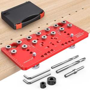 2 1/4 pollici 5 mm ripiano Pin Drill funzione auto-clampaggio armadietto Hardware Jig strumento da giardino utensili a mano con morsetto a cerniera - Product Image 1