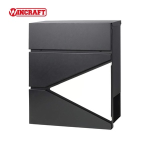 Boîte <span class=keywords><strong>aux</strong></span> <span class=keywords><strong>lettres</strong></span> moderne pour <span class=keywords><strong>porte</strong></span> d'entrée, cour arrière, maison, bureau, boîte <span class=keywords><strong>aux</strong></span> <span class=keywords><strong>lettres</strong></span> murale en métal - Product Image 1