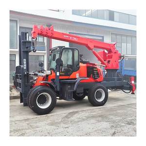 EPA Euro 5 motor <span class=keywords><strong>3</strong></span> <span class=keywords><strong>3</strong></span>.5 4 5 ton kamyon vinç 4X4 Off-Road engebeli arazi standart istifleyici dizel taşınabilir Forklift vinç - Product Image 6