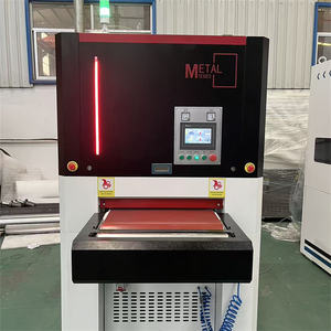 Machine de ponçage à bande automatique industrielle en acier inoxydable pour bordures de plaques en acier au carbone - Product Image 2