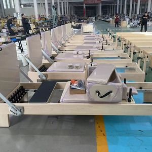 Máquina de <span class=keywords><strong>Pilates</strong></span> Reformer de Madera de Arce de Alta Calidad para Ejercicio Corporal en Casa o Estudio - ¡Gran Oferta! - Product Image 6