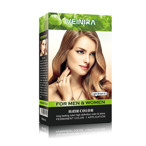 Crema Profesional para Teñir el Cabello de Forma Permanente, a Base de Hierbas, Libre de Crueldad Animal, Kit de Tinte de 7 Colores, Unisex, para Uso en Casa o Salón - Product Image 4