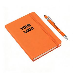 High-Quality Custom Logo <b>A5</b> <b>Diary</b> Promotional Pu Leather Notebook for Business School Meetings Gift - Product Image 1