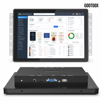 Monitor de Pantalla Táctil de 7/10.1/13.3/15.6/21.5 Pulgadas, Táctil Capacitivo Integrado HMI IP54, Control de Moldeo por Inyección de Plástico