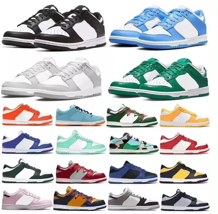 Contact Me for 5A Designer Shoes Men Women Low Running Shoes Mens Sports White Black Panda Shoes Trainers Sneakers with box